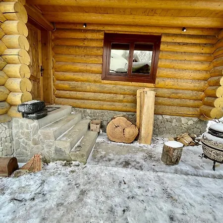 будиночок-зруб в центрі пилипця *